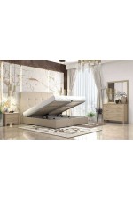 Κρεβάτι ντυμένο IRIS