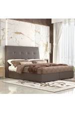 Κρεβάτι ντυμένο IRIS